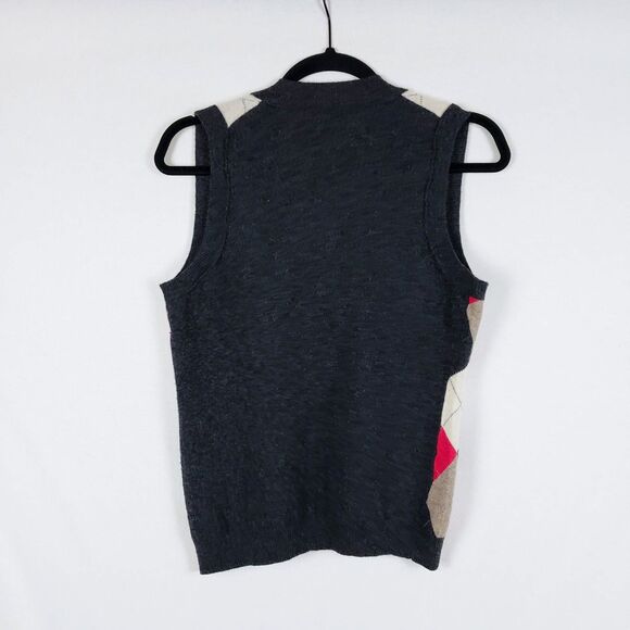J. Crew Argyle Sweater Lot Womens M Dark Academia Y2K Preppy Old Money - Picture 2 of 12